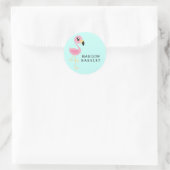 Stickers Flamant rose Tropical Enveloppe Enfants S (Sac)
