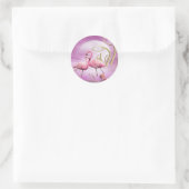 Stickers Flamants roses roses Whimsical (Sac)