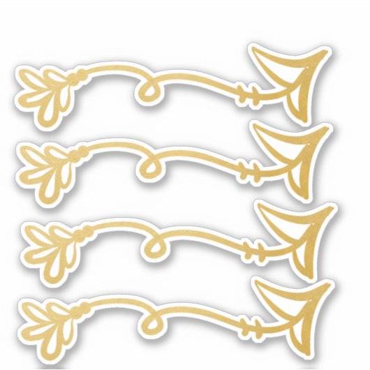 Stickers Flèche Boho (Devant)