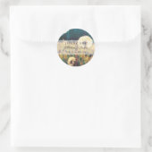 Stickers Fleur Dandelion Vintage Wedding Favor (Sac)