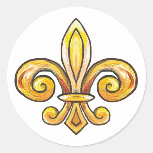 Stickers Fleur de Lis (Devant)
