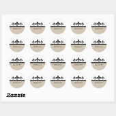 Stickers Fleur De Lis Beige Swanky (Feuille)
