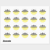 Stickers Fleur De Lis Jaune (Feuille)