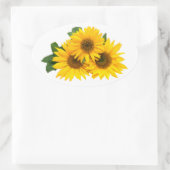 Stickers Fleur de tournesol Jaune Floral (Sac)