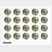 Stickers fleur Iris (Feuille)