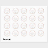 Stickers fleur sauvage Floral Baby shower Favorise (Feuille)