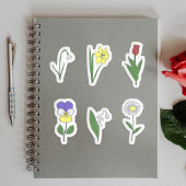 Stickers Fleurs Botaniques