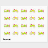 Stickers Fleurs de ressort (Feuille)