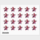 Stickers Fleurs de Tulipes colorées (Feuille)