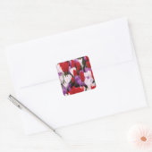 Stickers Fleurs de Tulipes colorées (Enveloppe)