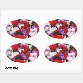 Stickers Fleurs de Tulipes colorées (Feuille)