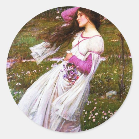 Stickers Fleurs de Waterhouse (Devant)