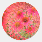 Stickers Fleurs fractales (Devant)