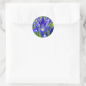 Stickers Fleurs Iris Bleus (Sac)