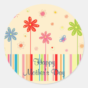 Stickers Fleurs pour la fête des mères