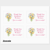 Stickers Fleurs sauvages des travailleurs de la sa (Feuille)