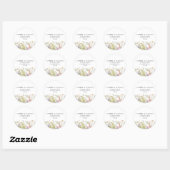 Stickers Fleurs sauvages Mariages de printemps (Feuille)