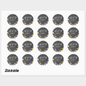 Stickers Fleurs sauvages rustiques Chalk Lights Ét (Feuille)