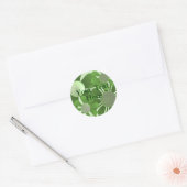 Stickers Fleurs vertes (Enveloppe)