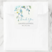 Stickers Floral Aquarelle Bleu Orchidée Favoriser (Sac)