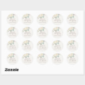 Stickers Floral Blanc Dreamy (Feuille)
