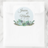 Stickers Floral Bleu (Sac)