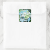 Stickers Floral Hydrangea bleu et vert / Sceau (Sac)