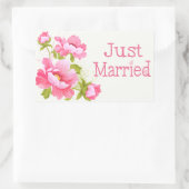 Stickers Floral Juste Marié Pink Peonies (Sac)