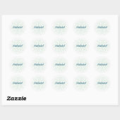 Stickers Floral Mahalo petits ronds (Feuille)