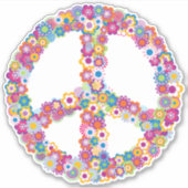 Stickers Floral Peace (Devant)