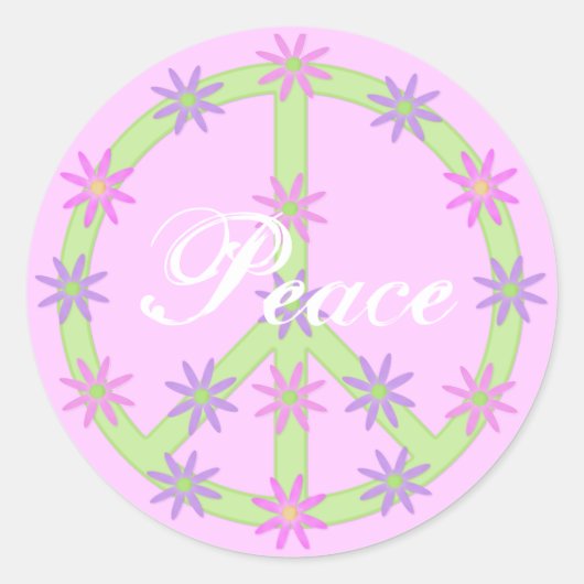 Stickers Floral Peace (Devant)