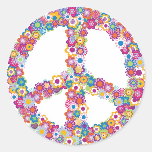 Stickers Floral Peace (Devant)