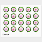 Stickers Floral Peonie rose (Feuille)
