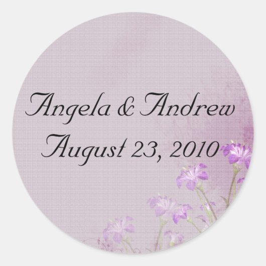 Stickers floraux lavande (Devant)