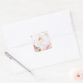 Stickers floraux rose et blanc (Enveloppe)