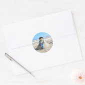 Stickers Floride Snowman - Sculpture de sable - Pl (Enveloppe)