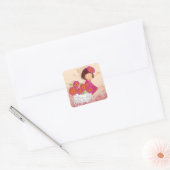 Stickers Flower Girl (Enveloppe)