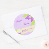 Stickers - Flurry floral - Lavande et chaux (Enveloppe)