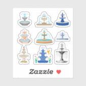 Stickers Fontaine (Feuille)