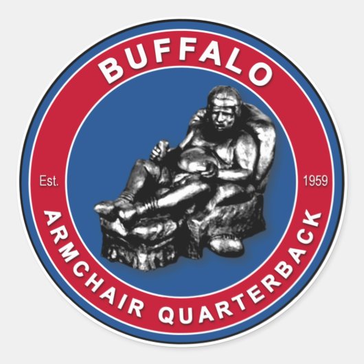 Stickers Football QB Buffalo fauteuil (Devant)
