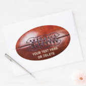 Stickers Football Vintage personnalisables (Enveloppe)