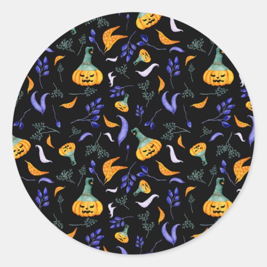 Stickers Forêt d'Halloween (Devant)