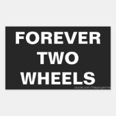 Stickers Forever Two Wheels (Devant)