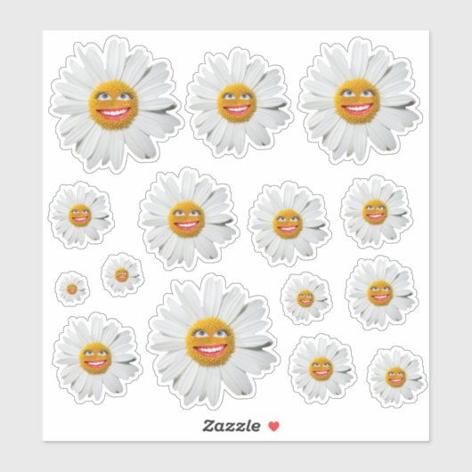 Stickers Fou Daisy (Feuille)