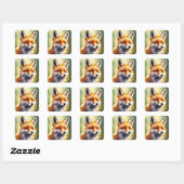 Stickers Fox (Feuille)