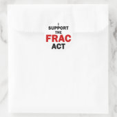 Stickers FRAC Act (blanc) (Sac)