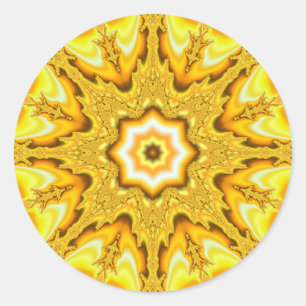 Stickers Fractage Gold Star