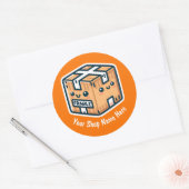 Stickers Fragile personnalisés pour petites entrep (Enveloppe)