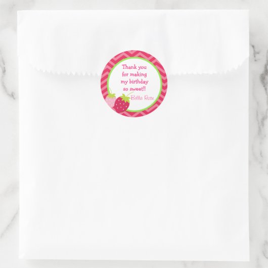 Stickers Fraise Faveur (Sac)