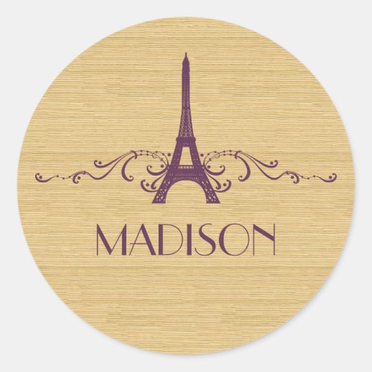 Stickers Français pourpre (Devant)